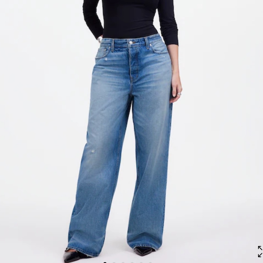 Madewell Curvy Low Slung Baggy Jeans 30